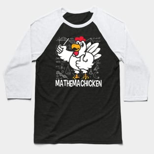 Mathemachicken Baseball T-Shirt